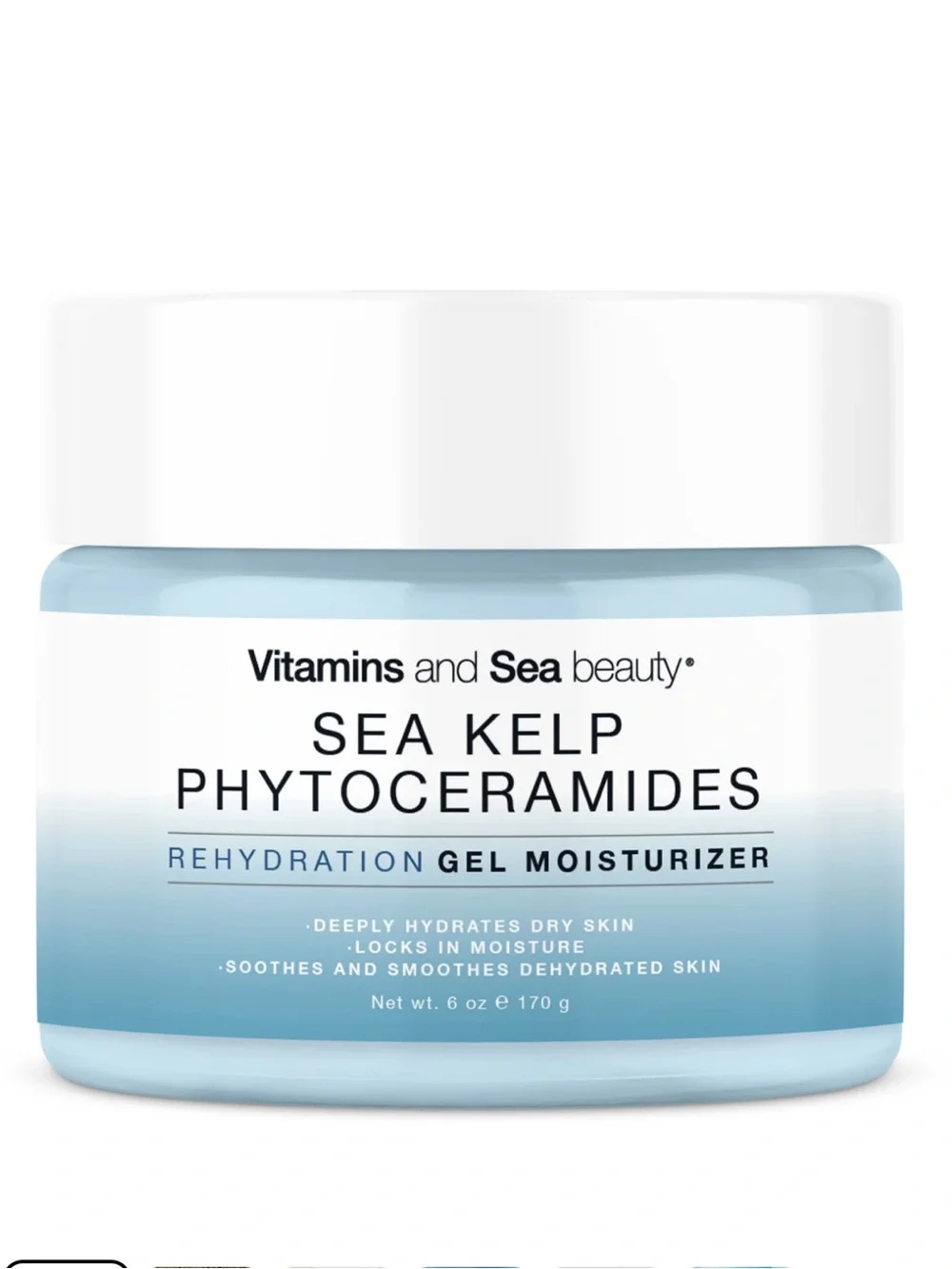 NEW Vitamin & Sea Beauty Sea Kelp Phytoceramides rehydration gel moisturizer
